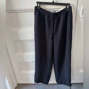 Aritzia Wilfred black drawstring pant